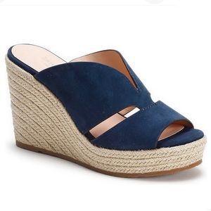 🆕 Kate Spade Sandals Tropez Blue Suede Women’s